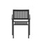 Flash Furniture Black Patio Club Chairs with Poly Resin Slats, 2PK 2-SB-A268C-BK-GG - alternate 10